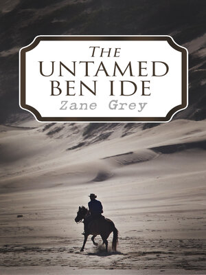 cover image of The Untamed Ben Ide